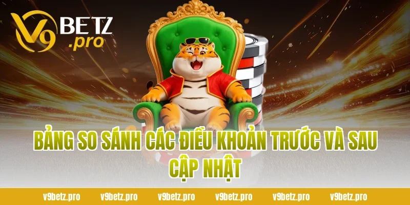 Bảng So Sánh Các Điều Khoản Trước Và Sau Cập Nhật